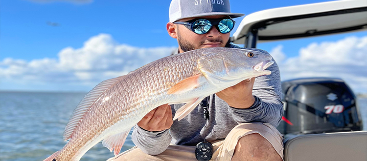 Jessie Loves His FX17 Flicker Flats Boat - Redfish